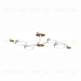 Люстра на штанге LED4U L3206-800 WH L3206-800 WH