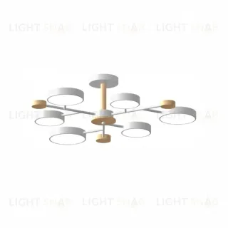 Люстра на штанге LED4U L3214-750 WH L3214-750 WH