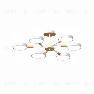 Люстра на штанге LED4U L3218-740 WH L3218-740 WH