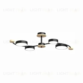 Люстра на штанге LED4U L3206-800 BK L3206-800 BK