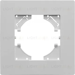 Рамка пластиковая на 1 пост Arlight FRM-PERIO-PL-1-WH 049688 049688