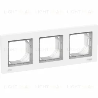 Рамка 3-ая Systeme Electric AtlasDesign Aqua Белый ATN440103 ATN440103