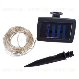 Садовая гирлянда на солнечной батарее Uniel USL-S-128/PT30000 WARMWHITE DEW UL-00012694 USL-S-128/PT30000 WARMWHITE DEW