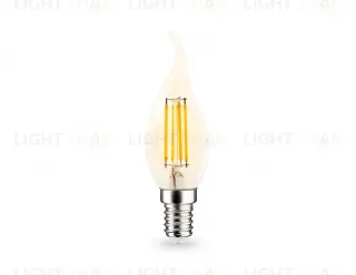Филаментная светодиодная лампа Ambrella Light Bulbing E14 11W 2700K свеча на ветру 351123 351123
