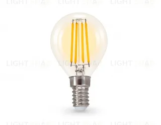 Филаментная светодиодная лампа Ambrella Light Bulbing E14 11W 2700K шар 451133 451133