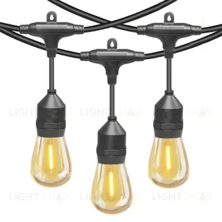 Гирлянда Белт Лайт General Gen-Beltlight-W-10M-20E27-IP65 Black 663011 663011