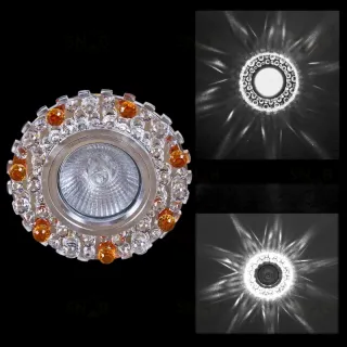 Встраиваемый светильник Reluce 00755-9.0-001CN MR16+LED3W CL+TEA 00755-9.0-001CN MR16+LED3W CL+TEA