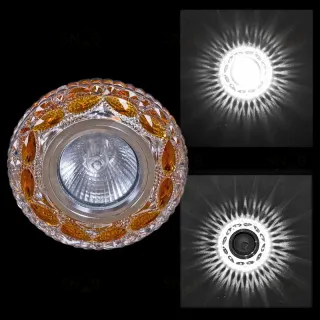 Встраиваемый светильник Reluce 00757-9.0-001CN MR16+LED3W CL+TEA 00757-9.0-001CN MR16+LED3W CL+TEA
