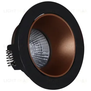 Встраиваемый светильник Reluce 16085-9.0-001PT MR16 BK+ROSE GD 16085-9.0-001PT MR16 BK+ROSE GD