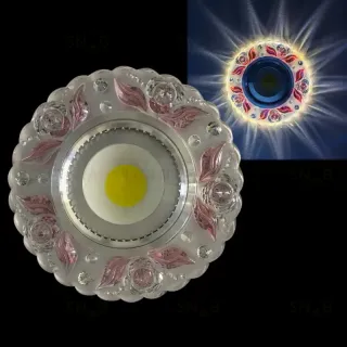 Встраиваемый светильник Reluce 42236-9.0-001PL MR16+LED3W CL/PK 42236-9.0-001PL MR16+LED3W CL/PK