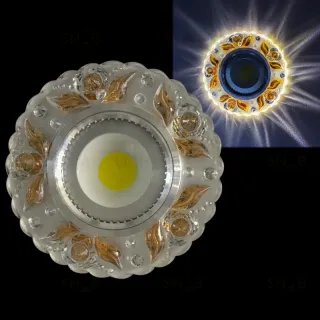 Встраиваемый светильник Reluce 42236-9.0-001PL MR16+LED3W CL/TEA 42236-9.0-001PL MR16+LED3W CL/TEA