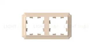 Рамка 2-ая, универсальная Systeme Electric AtlasDesign Antique Песочный ATN101202 ATN101202