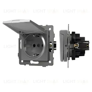 Механизм розетки влагозащищенный Arlight SCT-MCP-PL-GR-V (250V, 16A) 049836 049836