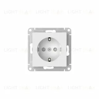 Розетка с заземлением со шторками, 16А быстрозажим. клем. Systeme Electric AtlasDesign Белый ATN000145S ATN000145S