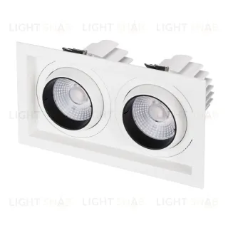 Встраиваемый светильник Arlight MS-VORTEX-BUILT-S250x140-2x30W Day4000 (WH-WH, 50 deg, 230V) 042370 042370