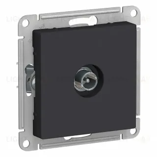 Розетка TV проходная 4DB Systeme Electric AtlasDesign Карбон ATN001092 ATN001092