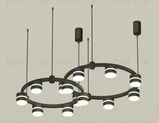 Комплект подвесного светильника Ambrella Light Techno Ring XR92091001 (A9209x2, C9238, C9232, N8445) XR92091001