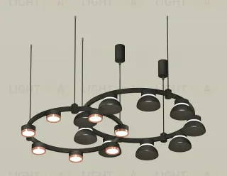 Комплект подвесного светильника Ambrella Light Techno Ring XR92091100 (A9209x2, C9238, C9242, N8141, N8126) XR92091100