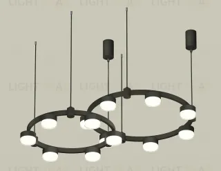 Комплект подвесного светильника Ambrella Light Techno Ring XR92091006 (A9209x2, C9238, C9232, N8399) XR92091006