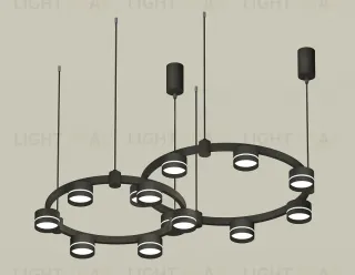 Комплект подвесного светильника Ambrella Light Techno Ring XR92091005 (A9209x2, C9238, C9232, N8462) XR92091005