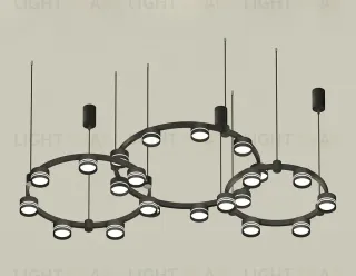 Комплект подвесного светильника Ambrella Light Techno Ring XR92092200 (A9209x3, C9242, C9238, C9232, N8462, N8478) XR92092200
