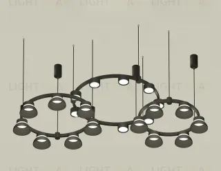 Комплект подвесного светильника Ambrella Light Techno Ring XR92092010 (A9209x3, C9242, C9238, C9232, N8141, N8113) XR92092010