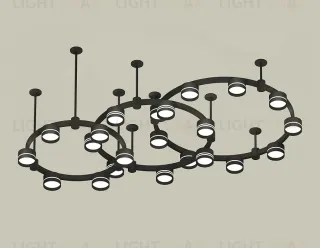 Комплект подвесного светильника Ambrella Light Techno Ring XR92222200 (A9222, A9227, C9233, C9242, C9238, C9232, N8462, N8478) XR92222200