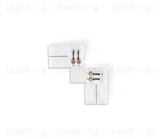 Соединитель угловой L для светодиодной ленты 2835 12/24V (2 конт.) GS6501 (10шт) Ambrella Light Illumination GS6501 GS6501