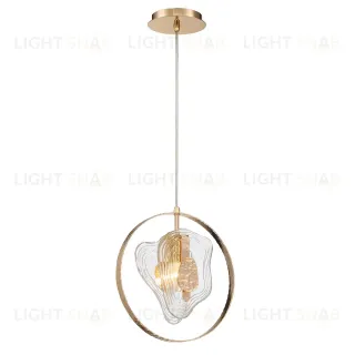 Подвесной светильник DeLight Collection Cowley P60669-1 gold/clear P60669-1 gold/clear