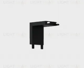 Соединитель вертикальный угловой для магнитного шинопровода Italline IT09-9032 black IT09-9032 black