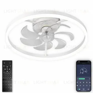 Люстра-вентилятор Natali Kovaltseva Ledfan LED LAMPS 81489 LED LAMPS 81489