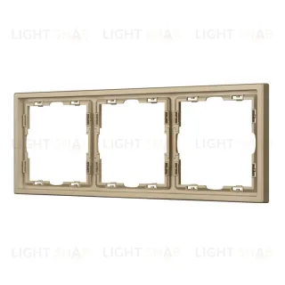 Рамка пластиковая Arlight FRM-NOBE-SFPL-3-GD 054221 054221