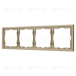Рамка пластиковая Arlight FRM-NOBE-SFPL-4-GD 054225 054225