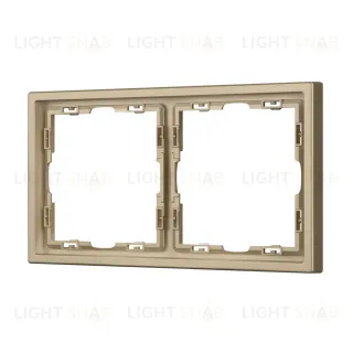 Рамка пластиковая Arlight FRM-NOBE-SFPL-2-GD 054217 054217