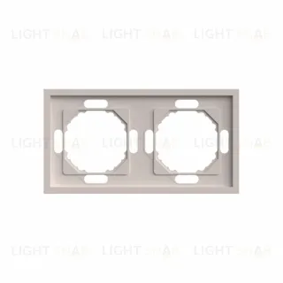 Рамка 2-местная Stekker Эмили PFR00-5002-08 серия Эмили кашемир soft touch 49911 49911