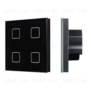 Сенсорная панель Arlight DALI-301-11-IN Black (BUS/24V, Backlight) (IARL, IP20 Пластик) 046573 046573