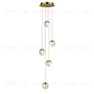Подвесной светильник Delight Collection MD24001033-5A gold/clear MD24001033-5A gold/clear