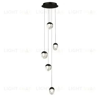 Подвесной светильник Delight Collection MD24001033-5A black/clear MD24001033-5A black/clear