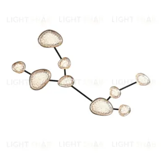 Настенный светильник Delight Collection 2309-Virgo matt black/french gold 2309-Virgo matt black/french gold