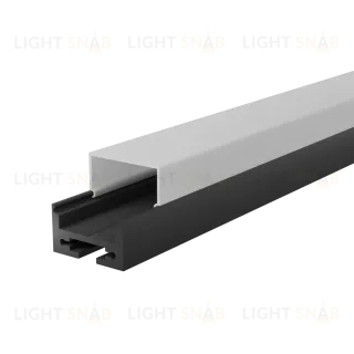 Профиль накладной/подвесной черный с белым рассеивателем WOLTA WAP-S/H-20/20/2000-BW WAP-S/H-20/20/2000-BW