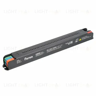Трансформатор для светодиодной ленты с диммированием Feron LB006 200W 24V IP20 52131 52131