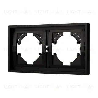 Рамка пластиковая на 2 поста Arlight FRM-TENDO-PL-2-BK 053840 053840