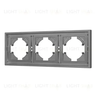 Рамка пластиковая на 3 поста Arlight FRM-TENDO-PL-3-GR 053845 053845