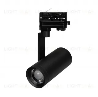 Трековый трехфазный светильник Arlight LGD-URANUS-4TR-R75-18W/25W Warm3500-MIX (BK, 20-50 deg, side holder, 230V) (IP20 Металл) 055807 055807