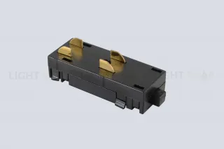 Соединитель питания прямой для накладного шинопровода 220V Crystal Lux CLT 0.205 03 BL CLT 0.205 03 BL