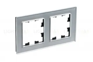 Рамка 2-ая Systeme Electric AtlasDesign Nature Стекло алюминий ATN320302 ATN320302