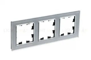Рамка 3-ая Systeme Electric AtlasDesign Nature Стекло алюминий ATN320303 ATN320303