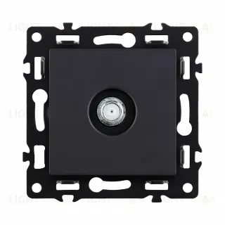 Розетка TV, черный Kollinger Asthetik AS-020BK AS-020BK