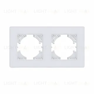 Рамка 2-постовая, белый Kollinger Eleganz Acryl EA2WH EA2WH