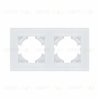 Рамка 2-постовая, стекло белый Kollinger Reflex MG RM2WH RM2WH
